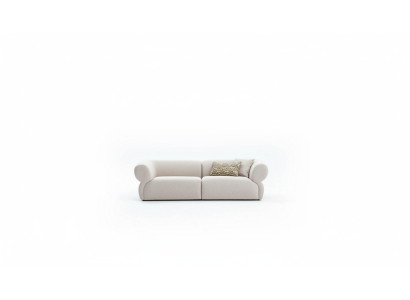 Sofa Bank Bekleding Meubel Driepersoonsbank 3-Zit Modern Design Bank Beige