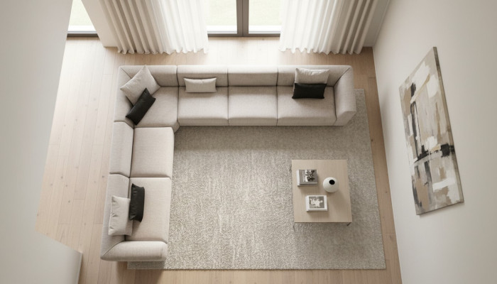 Hoekbank Bank U-vorm Bankstel Woonkamer Ontwerp Designer Zithoek