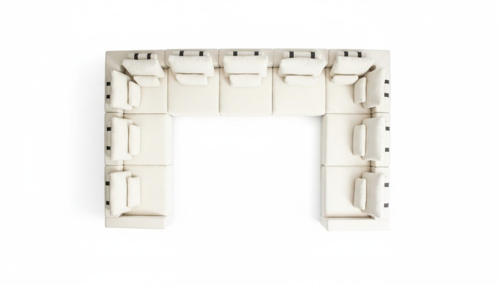 Ontwerp L-vormige hoekbank Modern Sofa gestoffeerde bank Woonkamer Moderne.