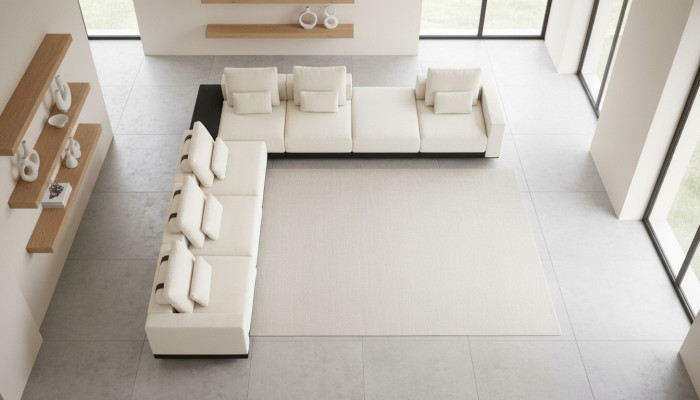 Hoekbank L-vorm Woonlandschap Bekleding Textiel Bank Bankstel Luxe Meubels