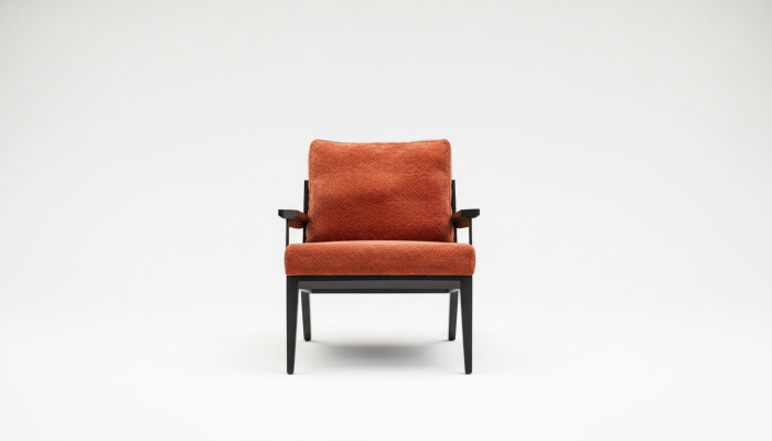 Fauteuil 1-zits Stof Woonkamer Luxe Bekleding Nieuw Modern Ontwerp