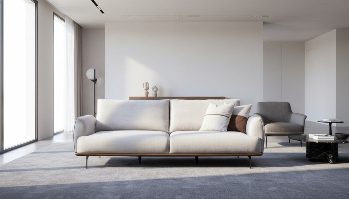 Luxe design driezitsbank textielmeubel woonkamer gestoffeerde bankstellen nieuw