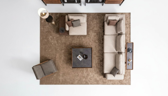 Bankstel Woonlandschap Hoekbank Set Stoffering Stoffen Bankstellen Textiel Sofas