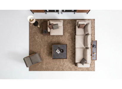 Bankstel Woonlandschap Hoekbank Set Stoffering Stoffen Bankstellen Textiel Sofas