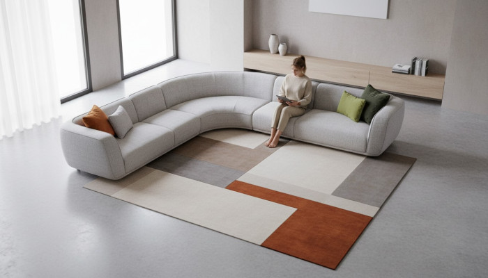 Woonkamer hoekbank luxe L-vorm bank moderne zithoek loungeset