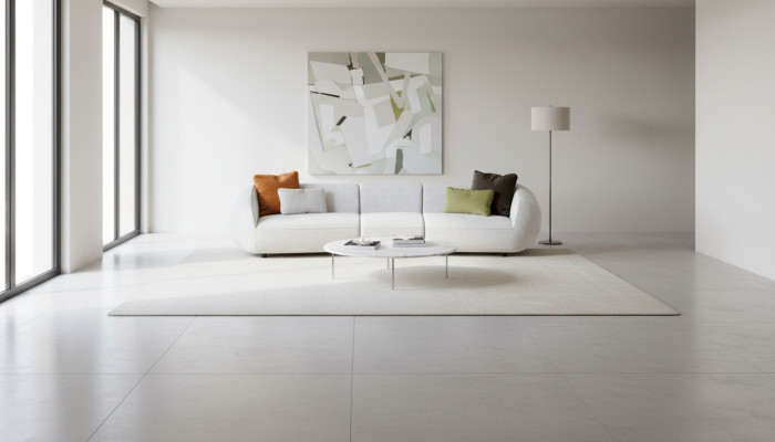 Grijze bank Luxe vijfzits woonkamer bank ontwerper gestoffeerd meubilair.