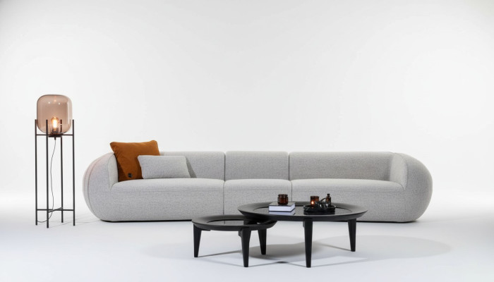 Grote vijfzits woonkamer meubels textiel bankstellen luxe moderne meubels