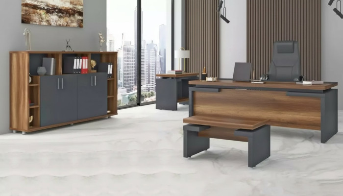 Kantoor set Kantoormeubelen Compleet set bureau dossierkast