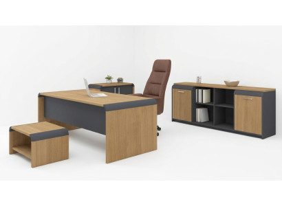 Grote werkkamerset Bureau Ladenkast salontafel Compleet