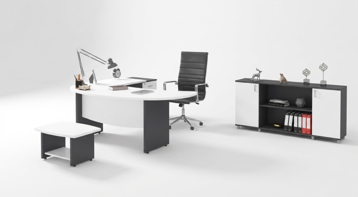 Modern kantoormeubilair set Kantoorinrichting Werkplekinrichting 3-delig