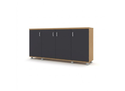 Kast kantoormeubelen werkkamer hout kantoorkast plank dossierkast