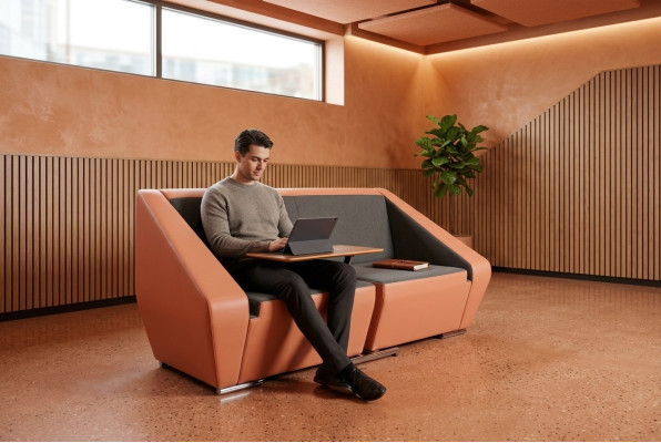 Kantoormeubilair tweezitsbank gestoffeerde bank Workstation Werkbank Sofas