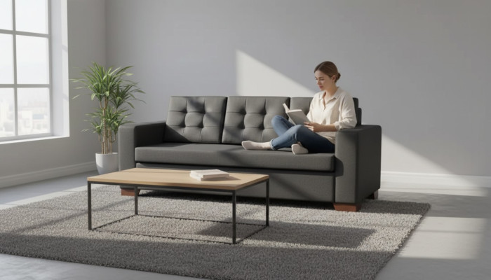 Designer kantoormeubelen voor het thuiskantoor, driepersoons kantoormeubelen voor het thuiskantoor.