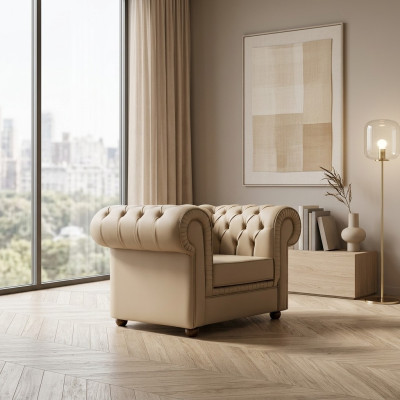 Chesterfield fauteuil Luxe kantoormeubilair Eenpersoons fauteuil Modern