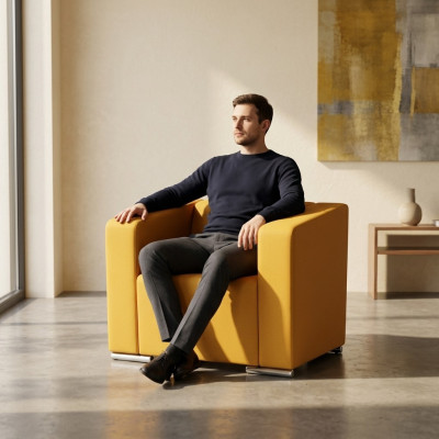 Werkkamerstoel Textiel Meubels Kantoor Zitkamer Kantoor Fauteuil