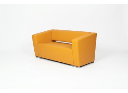 Gele bank Luxe tweezitsbank Kantoor inrichting Textiel meubelen