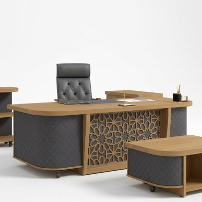 Groot directeursbureau Kantoorinrichting Werkkamertafel Moderne meubels