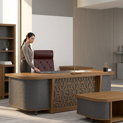 Werktafel kantoormeubels ontwerper directeursbureau Moderne kantoormeubels