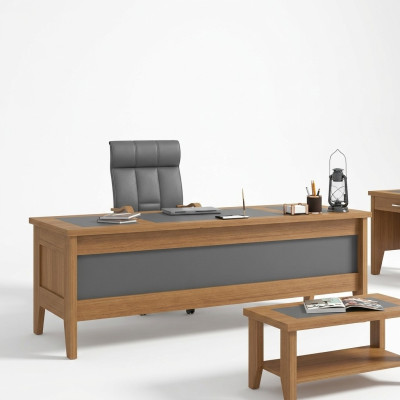 Schrijftafel Hout Tafel Werkkamer Werktafel Kantoor meubels 200x90