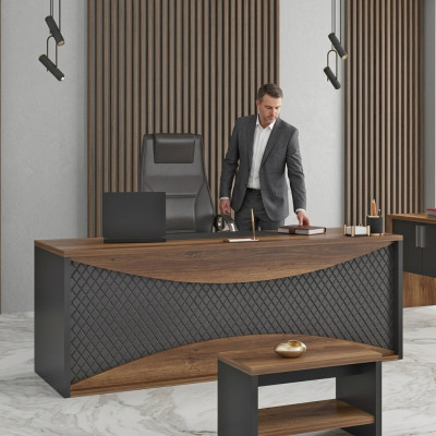 Bruin bureau tafels Kantoor tafel Directiebureau 200x90