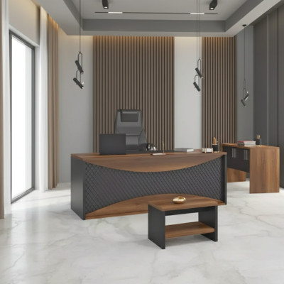 Bruin bureau tafels Kantoor tafel Directiebureau 200x90