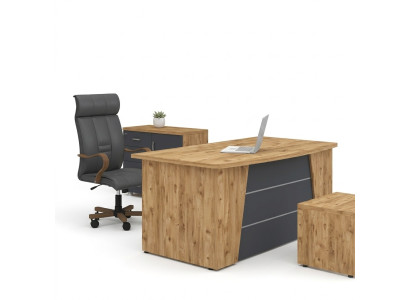 Bureau kantoor meubels werkkamer hout computertafel kantoor tafel