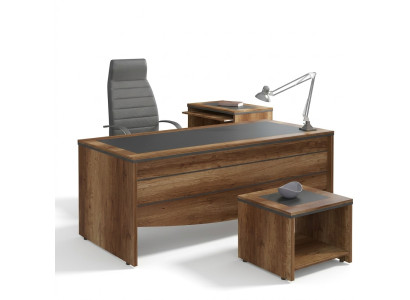 Werkkamer Bureau Houten bureau Kantoor bureau Kantoor meubilair Directeursbureau