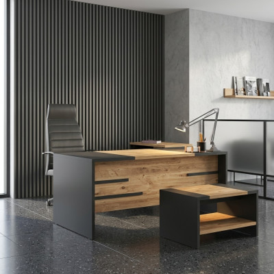 Modern design bureau meubelen houten tafel nieuw kantoorchefstafels