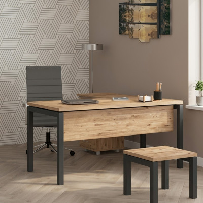 Werkkamer_houten_bureaus_Kantoormeubilair_Bureau_Computertafel