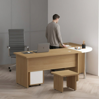 Werkkamer Hoekbureau Modern Design Kantoormeubilair Tafel Kantoor