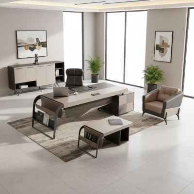 Advocatenkantoor Luxe meubels Kantoorinrichting Compleet set Tafel Kast 3-delig