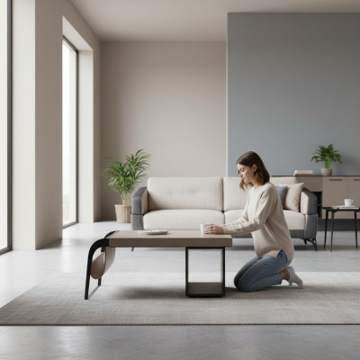 Salontafel thuiskantoor kantoormeubilair ontwerper luxe tafel nieuw meubilair
