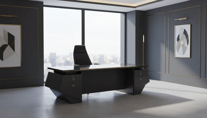 Luxe directeursbureau Tafel xxl 260x100 Designermeubilair Moderne tafels