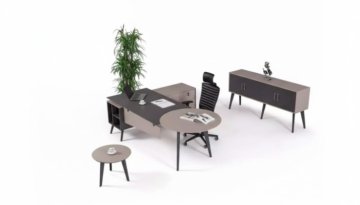 Modern kantoorset voor werkkamer Compleet design bureau meubels