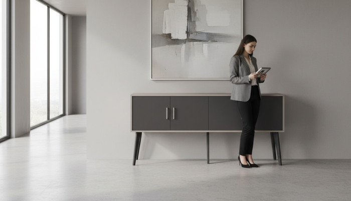 Luxe dressoir kantoor thuis kantoormeubilair Modern ontwerp Archiefkasten