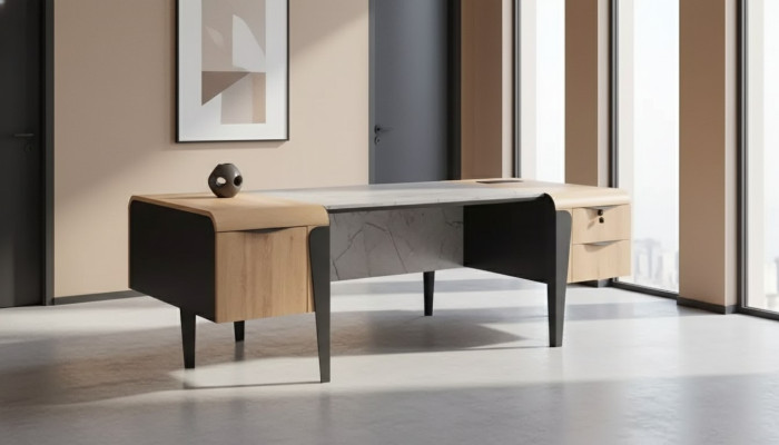 Moderne directiekamerbureau Kantoorwerkruimte meubels Kantoor Luxe Tafel