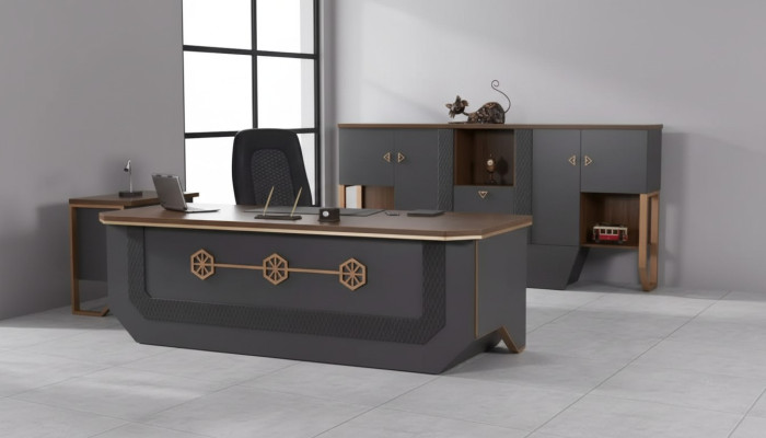 Bureaustoel luxe bureautafelcollectie bureaus 240x95cm