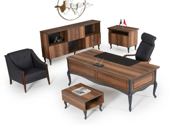 Klassiek complete kantoorinrichting bureau archiefkast kantoorinrichting