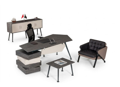 Meubels Tafels Bureau Werkkamer Houten Tafel Kantoor Inrichting Modern
