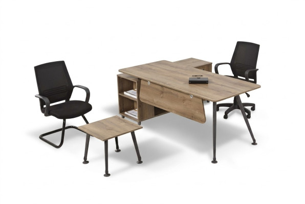 Compleet kantoorset kantoorinrichting bureaus salontafel design