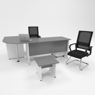 Kantoormeubel set, compleet kantoor 2-delige bureautafel inrichting salontafel tafel