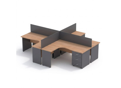 Kantoorinrichting Meubels Bureau Bureaus Teamtafel Balie