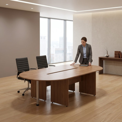 Kantoorinrichting Conferentietafel Werkkamer Bureau Tafel Design Archiefkasten