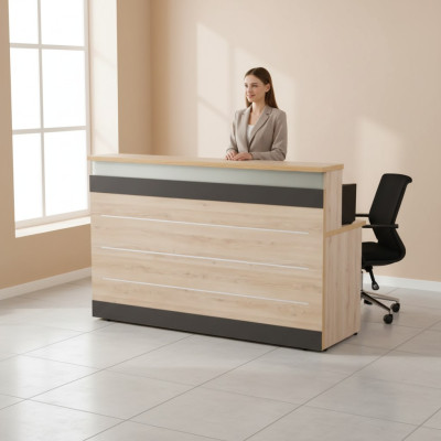 Ontwerper receptietafel thuiskantoor Nieuwe meubels Kantoorinrichting.
