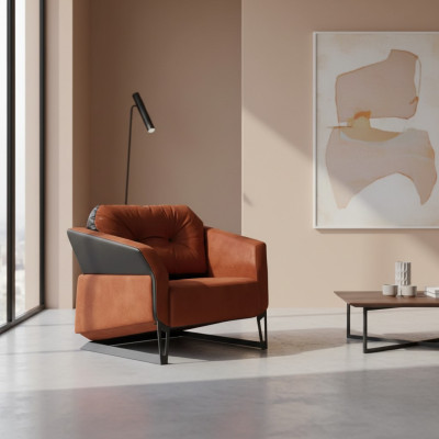 Kantoorstoel Luxe meubilair Kantoorinrichting Oranje zitting Nieuw