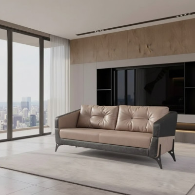 Driepersoonsbank Luxe meubels Kantoor meubels Beklede stof Kantoorinrichting