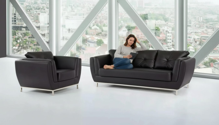 Sofa set Sofa Luxe 3+1 fauteuil Driepersoonsfauteuil Zitsamenstelling Moderne