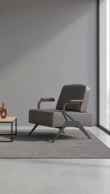 Luxe fauteuil stof thuiskantoor stoel kantoorinrichting textiel meubels nieuw