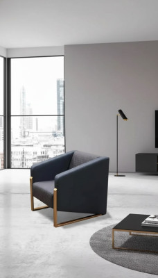 Ontwerp fauteuil Luxe werkruimte kantoor meubilair Stof Modern Nieuw