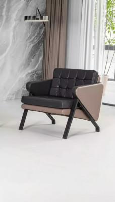 Moderne fauteuil kantoor stof meubels gestoffeerd stofontwerp nieuw